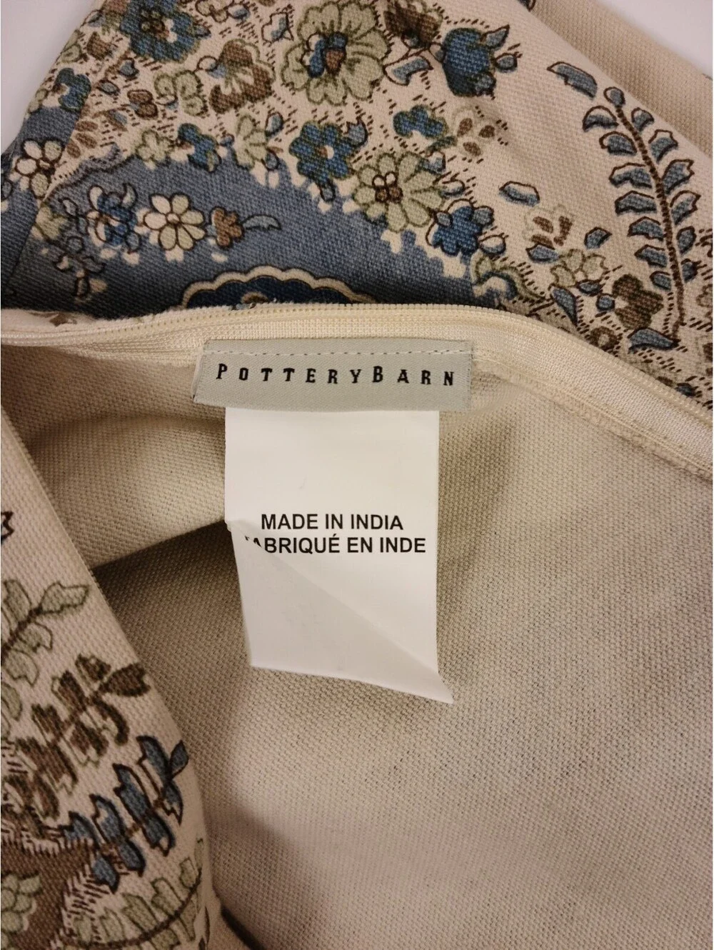 Pottery Barn Paisley Pillow Case